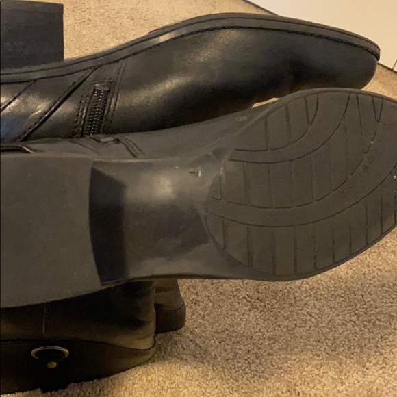 Black leather Bandolino boots - Picture 4 of 10